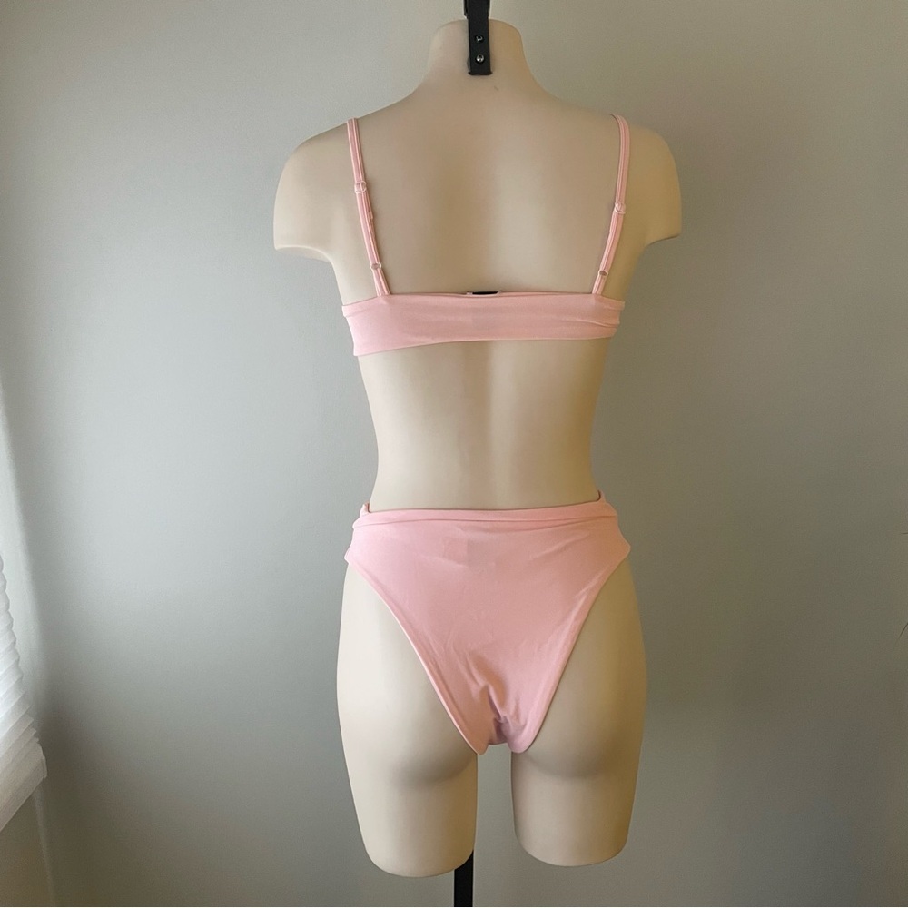 Princess Polly Cheeky Pink Push Up Bikini Skimpy Set Swim Swimwear Size 4 Small - Picture 2 of 7